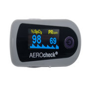 Kompaktes AEROcheck® PO11-FCE Pulsoximeter mit zweifarbigem OLED-Display