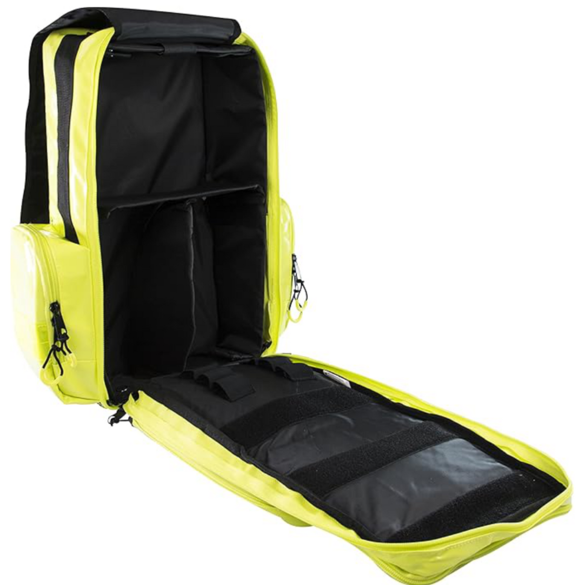 Professioneller Erste-Hilfe-Rucksack mit transparenten Modultaschen