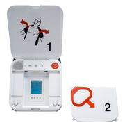 LIFEPAK CR2 Trainingsgerät mit wiederverwendbaren QUIK-STEP-Trainingselektroden