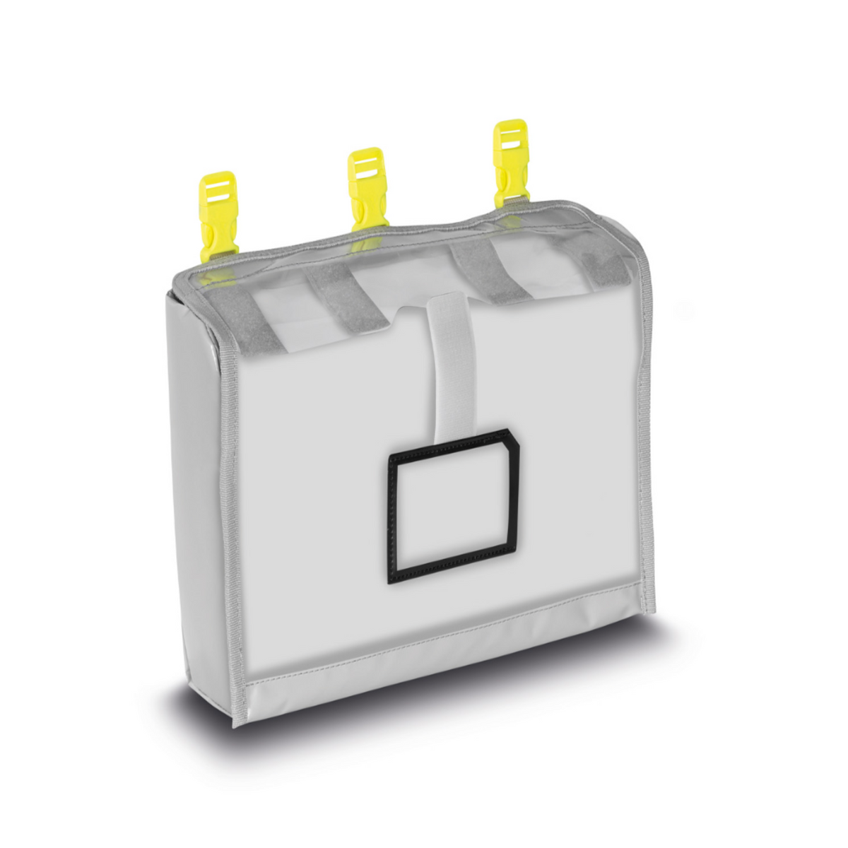 Mobile PAX Taschenwand mit abnehmbaren Klarsichttaschen zur Patientenversorgung