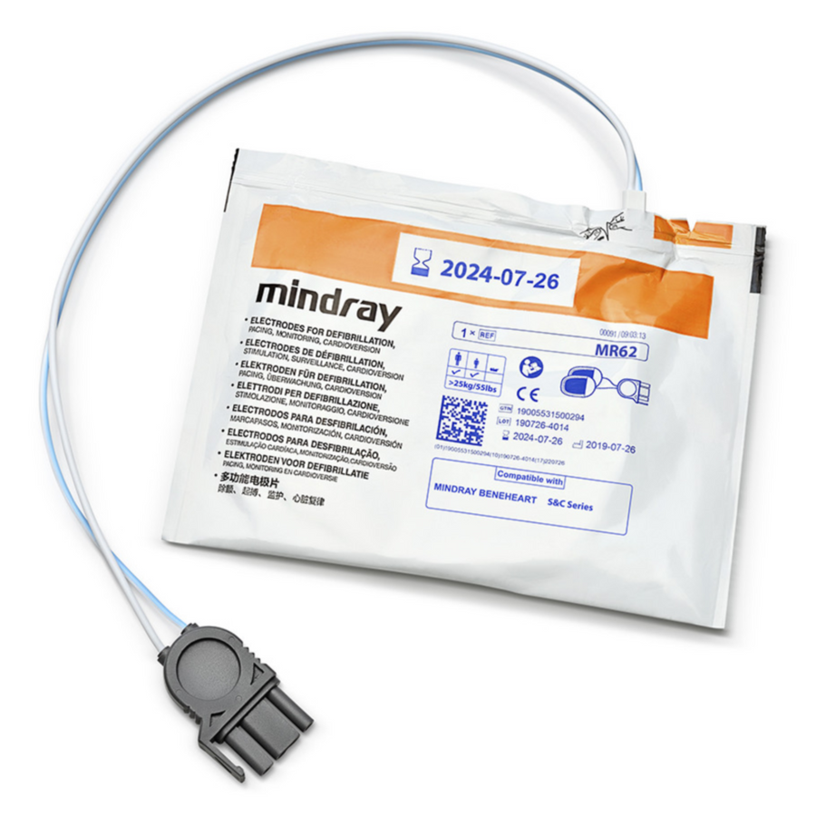 Mindray BeneHeart C1A und C2 AED Elektroden MR62 für Erwachsene und Kinder