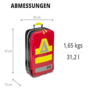 Großer MANV-Rucksack mit Dokumentenfach und Innentaschenset 1
