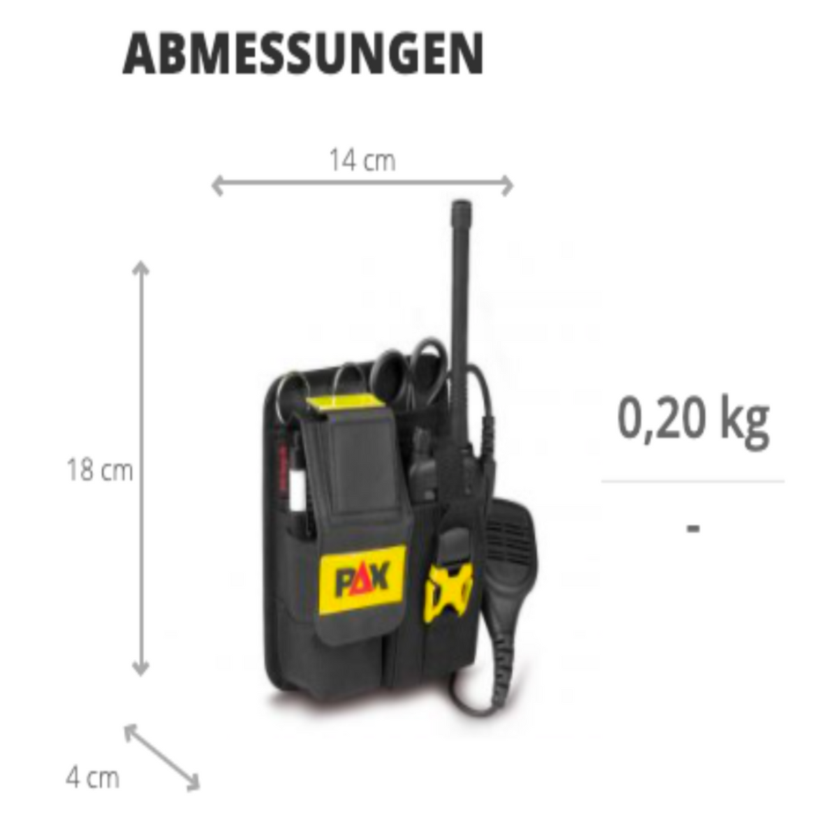 Digitalfunk-Holster für Feuerwehr, Rettungsdienst und Sanitätsdienst