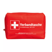Auto Verbandstasche mit Erste-Hilfe-Material, Verbandpäckchen und Kompressen