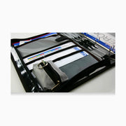 AEROcase ORGAbag Multi-Organizer DIN A4 aus Planenmaterial mit Klemmbrett - offen